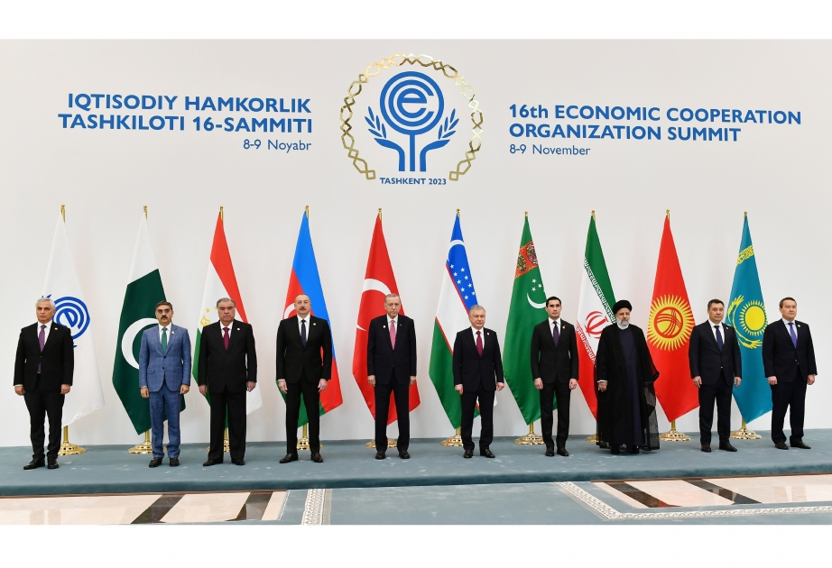 Tashkent hosted 16th Summit of Economic Cooperation Organization President of Azerbaijan Ilham Aliyev attended the event VIDEO