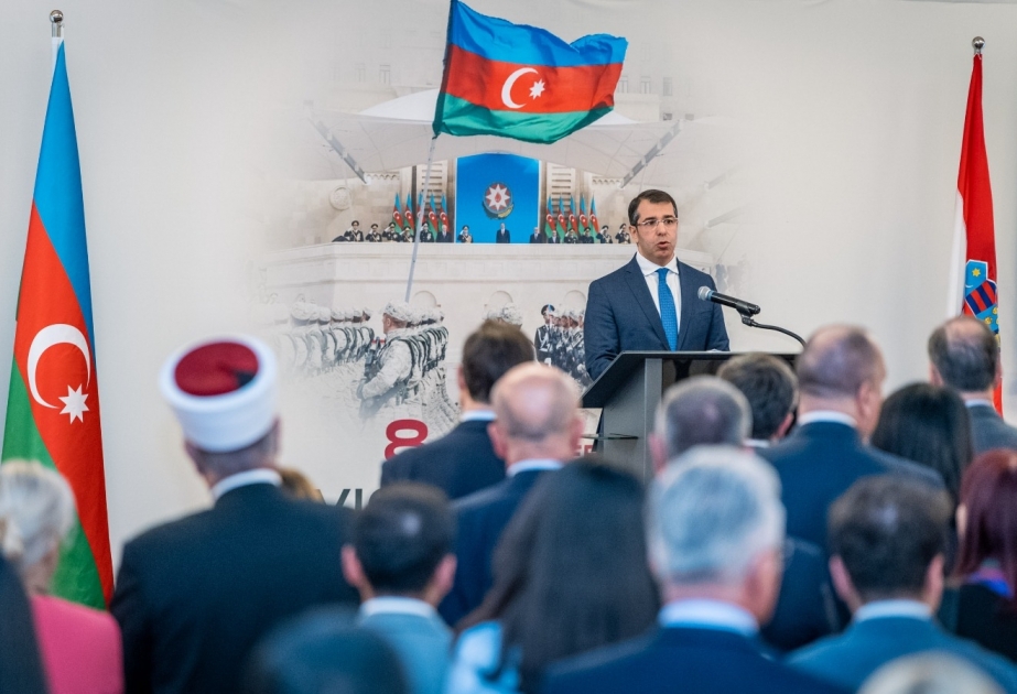 Xorvatiyada Zəfər Günü münasibətilə tədbir keçirilib