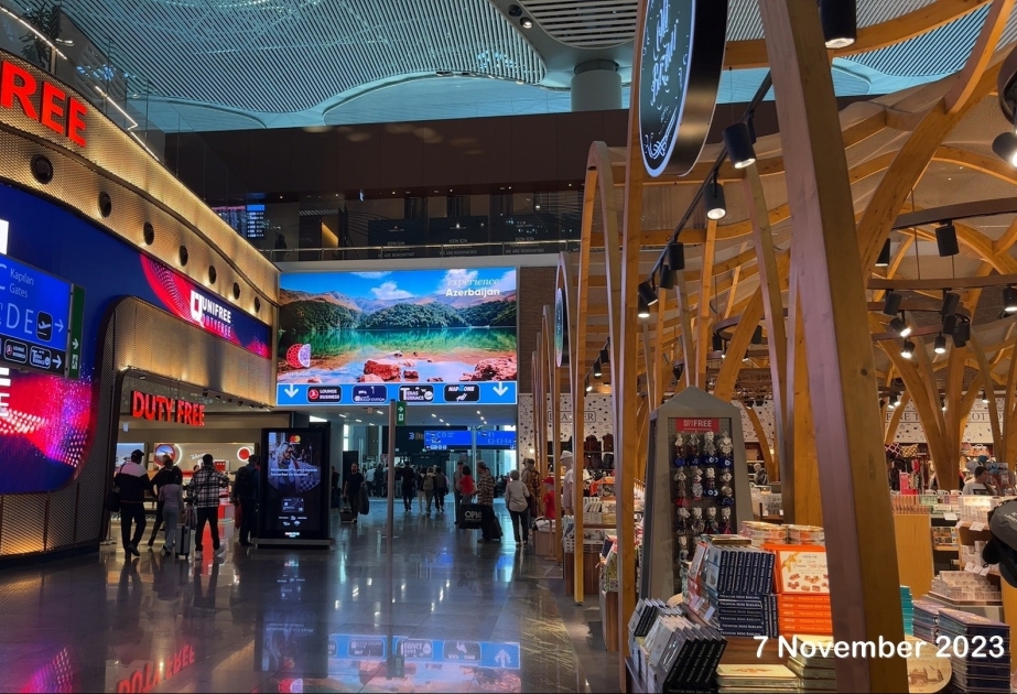 Azərbaycanın turizm imkanları İstanbul Hava Limanında nümayiş olunur