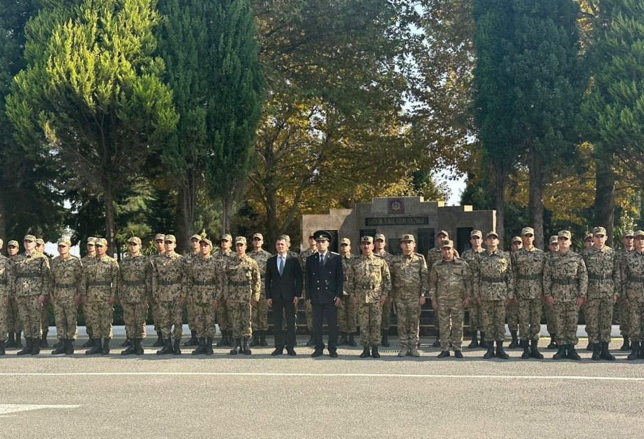Daxili Qoşunlarının “N” saylı hərbi hissəsində Hərbi Prokurorluq tərəfindən hüquqi maarifləndirmə tədbiri keçirilib