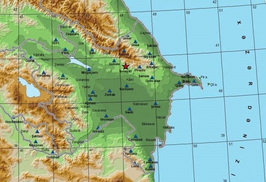 İsmayıllı rayonunda zəlzələ baş verib