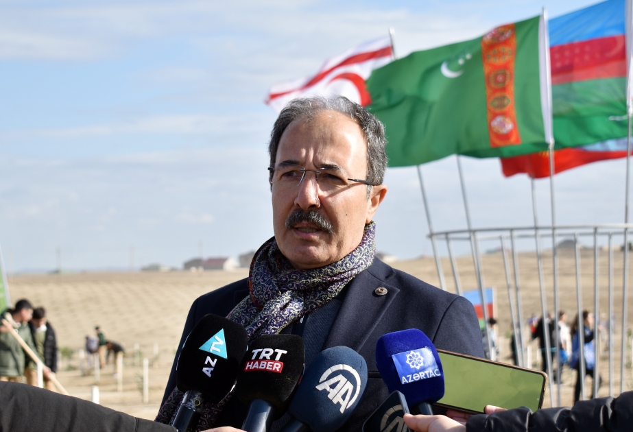 Cahit Bağçı: Aksiya vasitəsilə ağacların qlobal istiləşmə ilə mübarizədə faydasına diqqət yönəltməyə çalışdıq