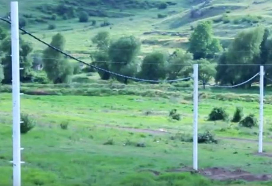 Laçının bir neçə kəndində elektrik şəbəkələri yenilənir VİDEO