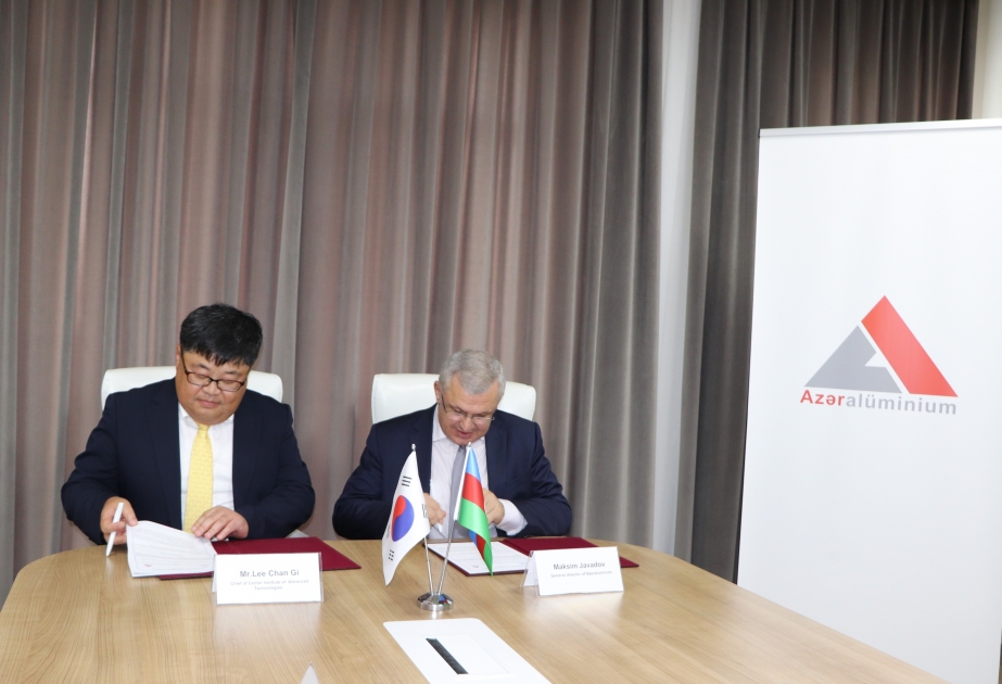 Azərbaycan və Koreya şirkətləri alüminium sənayesi sahəsində əməkdaşlıq edəcəklər