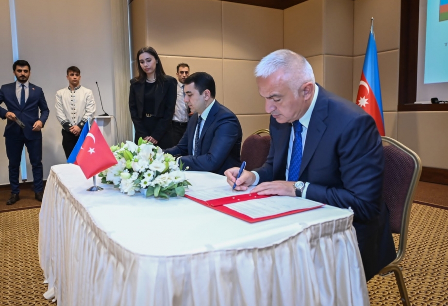 Azərbaycan ilə Türkiyə arasında mədəniyyət sahəsində əməkdaşlığa dair saziş imzalanıb