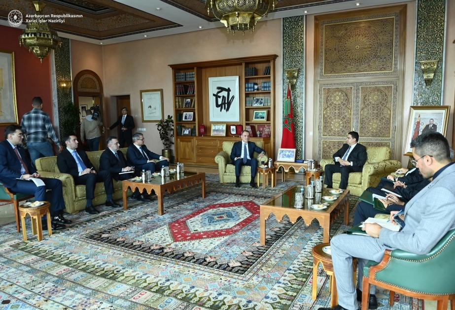 Министр Джейхун Байрамов встретился с главой МИД Марокко