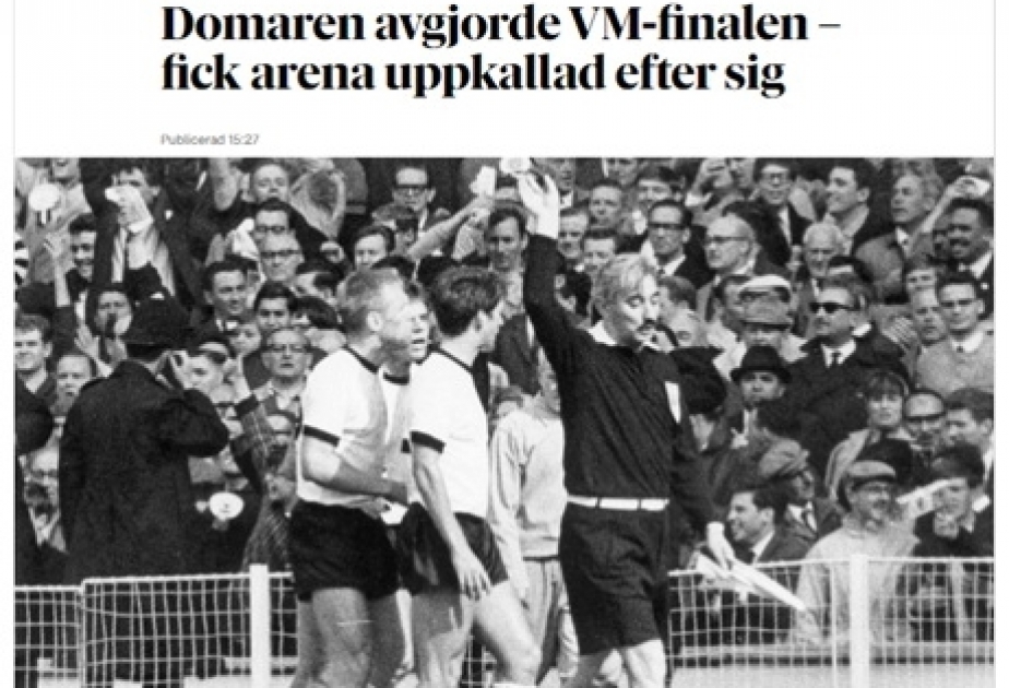 Шведские газеты посвятили статью Тофику Бахрамову