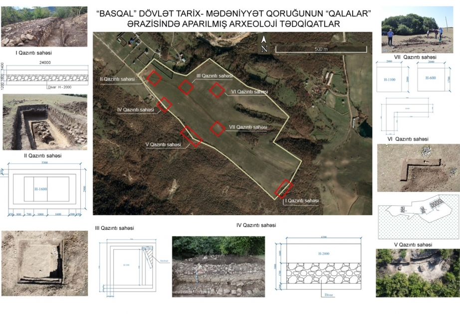 Aparılan tədqiqatlar Basqal qalasının sahəsinə görə Azərbaycanda ən böyük qala olduğunu göstərir  FOTO