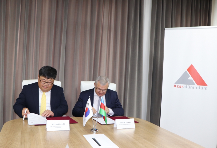 La Corporación Industrial de Azerbaiyán y empresas coreanas firman un memorando de entendimiento