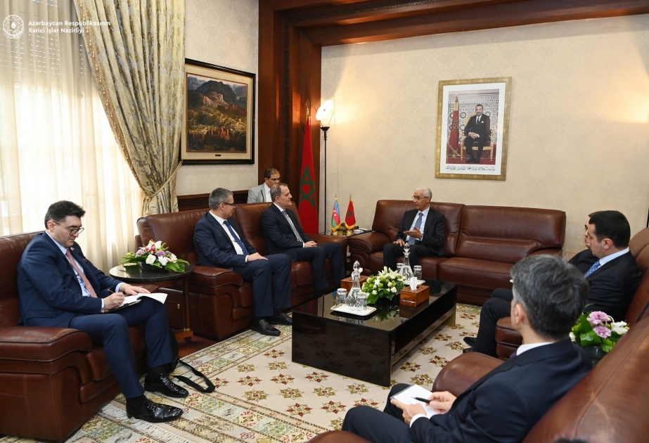 Entretien du chef de la diplomatie azerbaïdjanaise avec le président de la Chambre des Représentants du Maroc