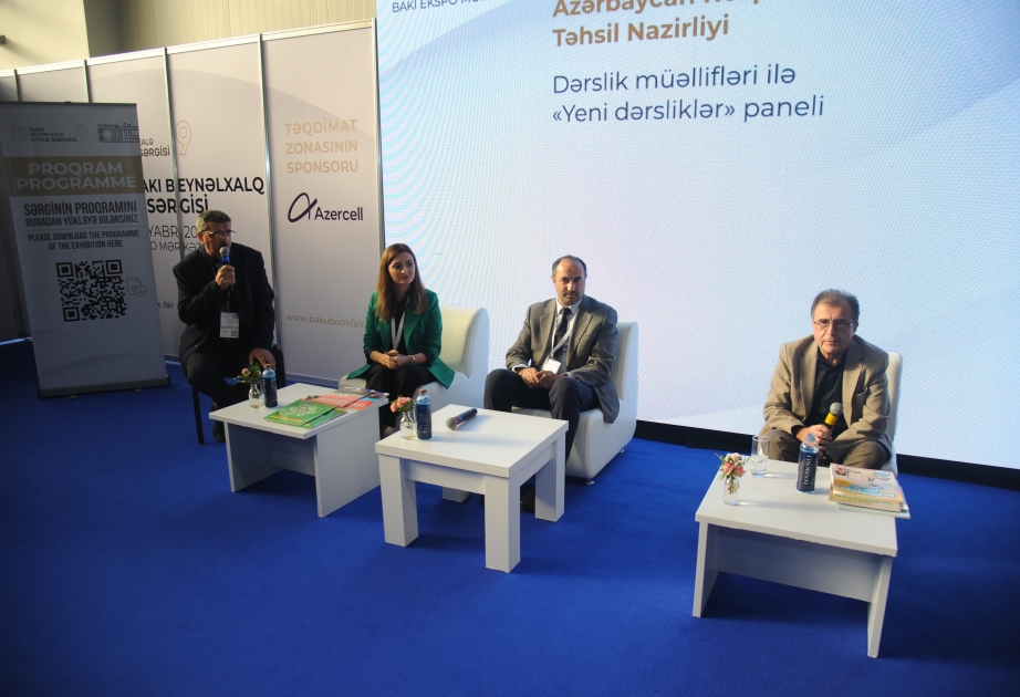 Bakı Beynəlxalq Kitab Sərgisi: Dərslik müəllifləri ilə “Yeni dərsliklər” mövzusunda müzakirələr aparılıb