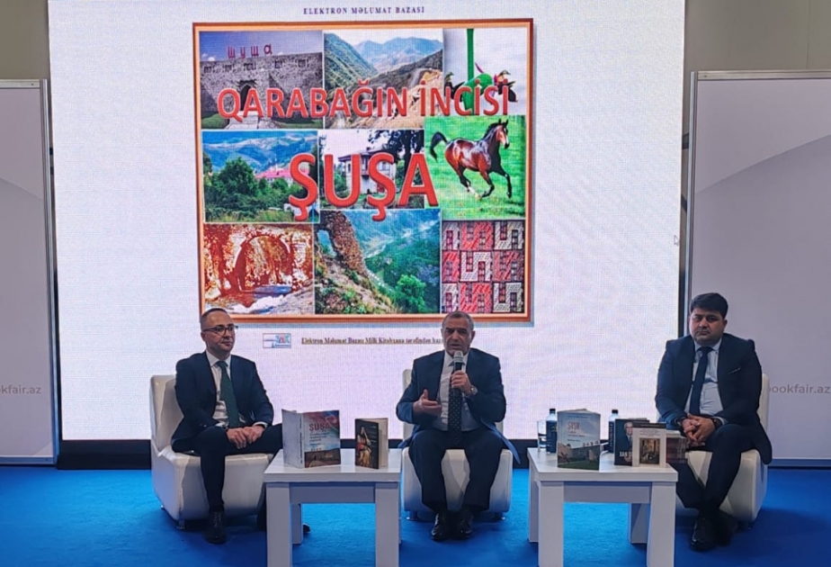Bakı Beynəlxalq Kitab Sərgisi: “Qarabağın incisi Şuşa” adlı elektron məlumat bazası təqdim olunub