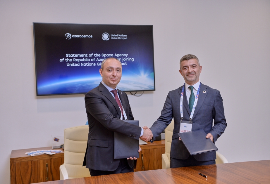 Azercosmos se adhiere al Pacto Mundial de la ONU