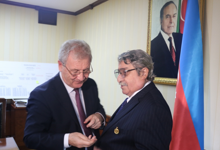 Əqli Mülkiyyət Agentliyinin rəhbəri Avrasiya Patent Təşkilatı tərəfindən qızıl medalla təltif olunub