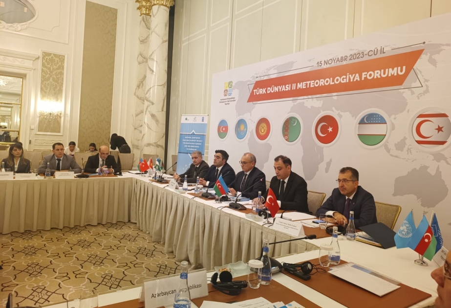 Nazim Mahmudov Türk dövlətlərinin meteorologiya xidmətlərini daha sıx əməkdaşlığa dəvət edib