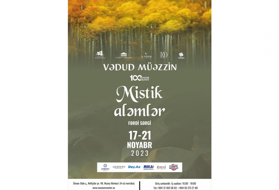 Məşhur rəssam Vədud Müəzzinin Bakıda fərdi sərgisi açılacaq