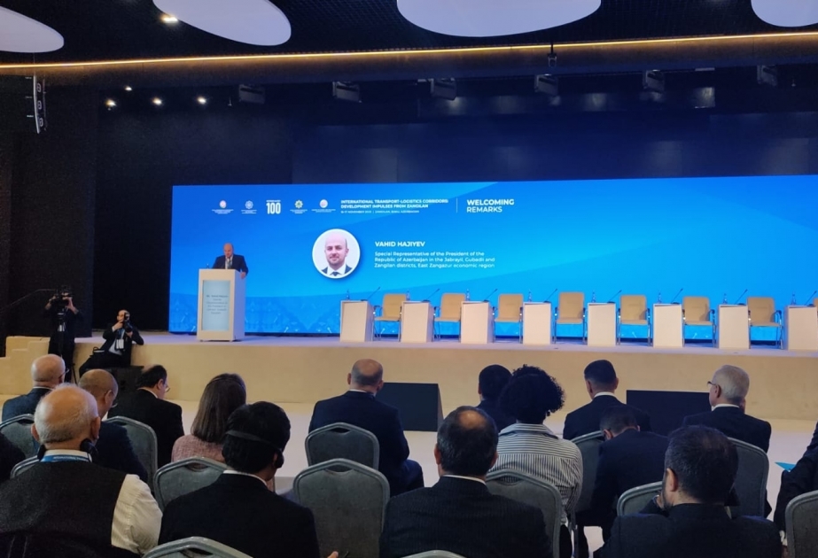 Se inaugura en Zangilan la conferencia internacional "Corredor internacional de transporte y logística: impulsos de desarrollo desde Zangilan"