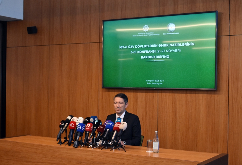 المؤتمر الإسلامي لوزراء العمل بباكو سيسمح بتوسيع التعاون في معالجة القضايا مثل خفض الفقر