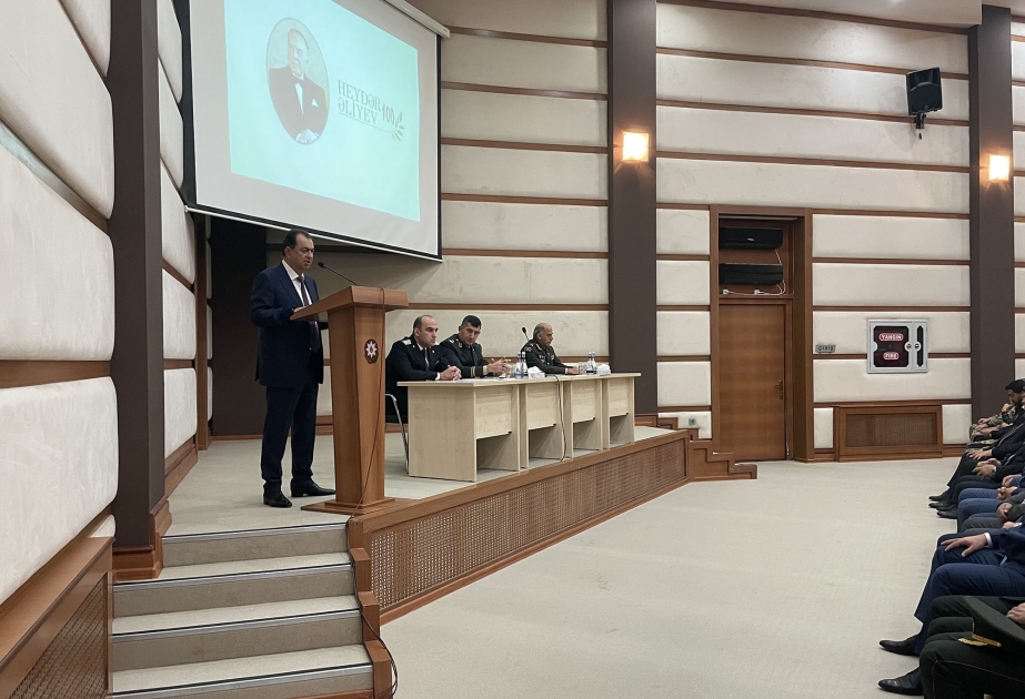 Hərbi Prokurorluq Ulu Öndərin 100 illik yubileyi ilə bağlı silsilə tədbirləri davam etdirir
