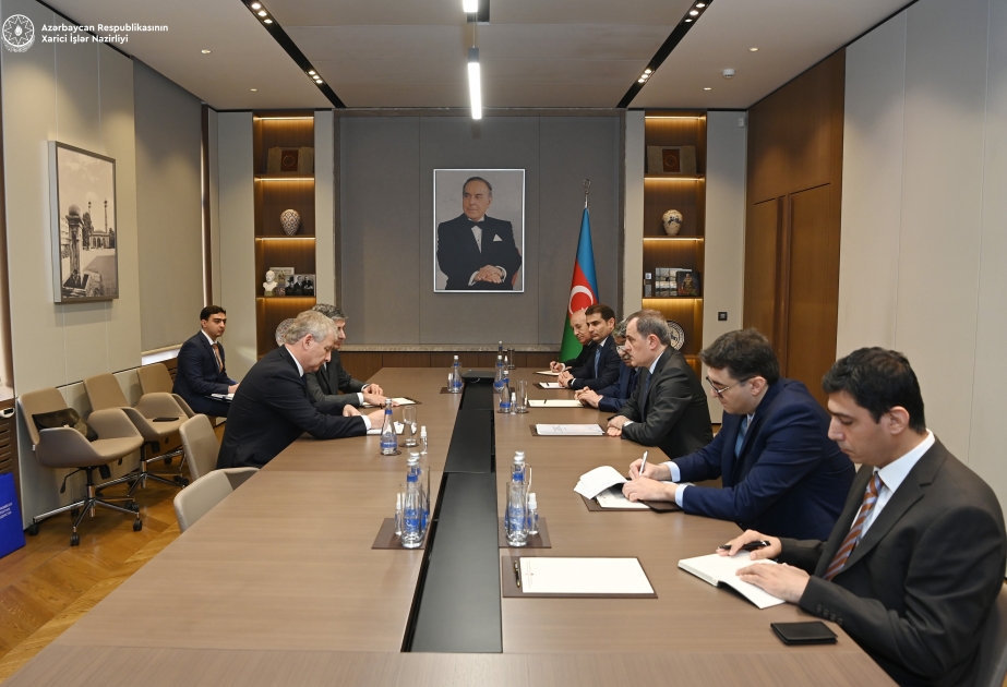Министр Джейхун Байрамов встретился с президентом Евразийского патентного ведомства