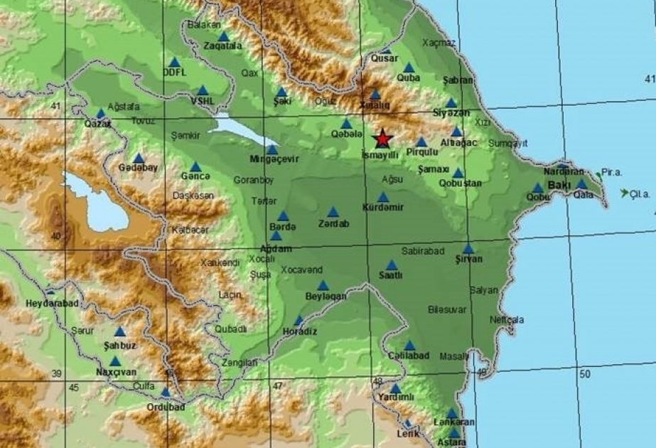 Erdbeben in der nördlichen Region Aserbaidschans