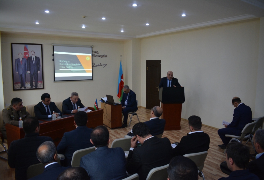 Xaçmazda sənaye müəssisələrində təhlükəsizliyin təmin edilməsi müzakirə olunub