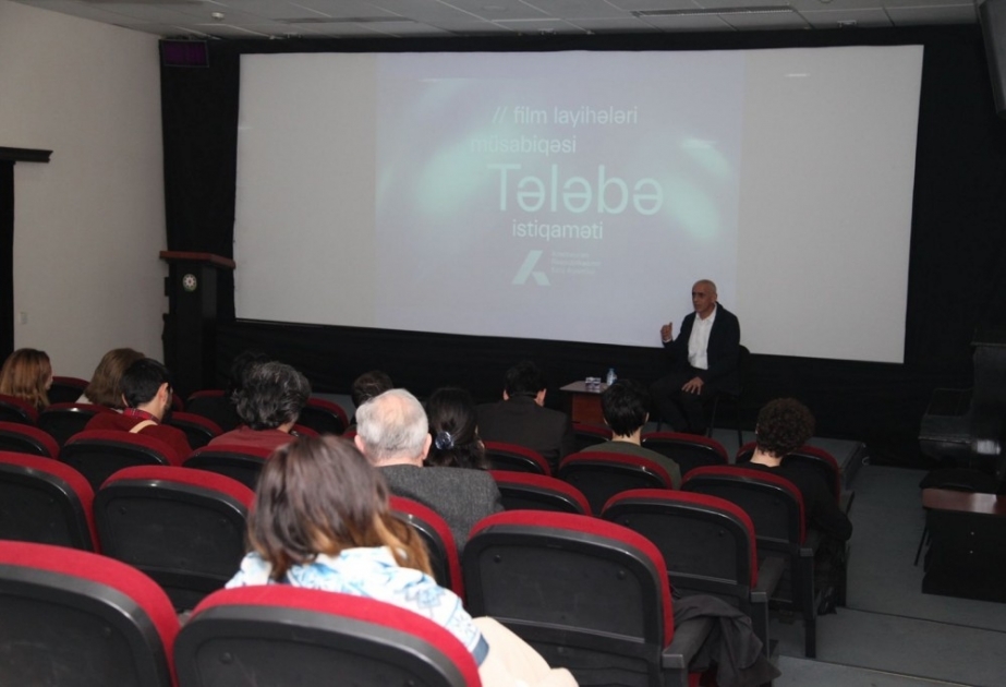 Film layihələri müsabiqəsinin tələbə alt istiqaməti üzrə görüş keçirilib