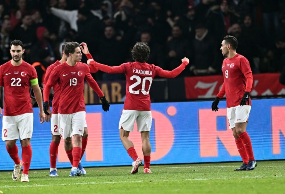 Futbol üzrə Türkiyə millisi yoldaşlıq görüşündə Almaniyanı məğlubiyyətə uğradıb