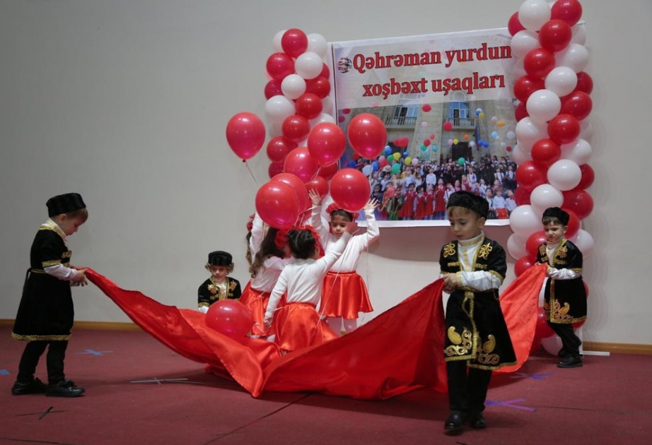 Zaqatalada “Qəhrəman yurdun xoşbəxt uşaqları” adlı bayram şənliyi keçirilib