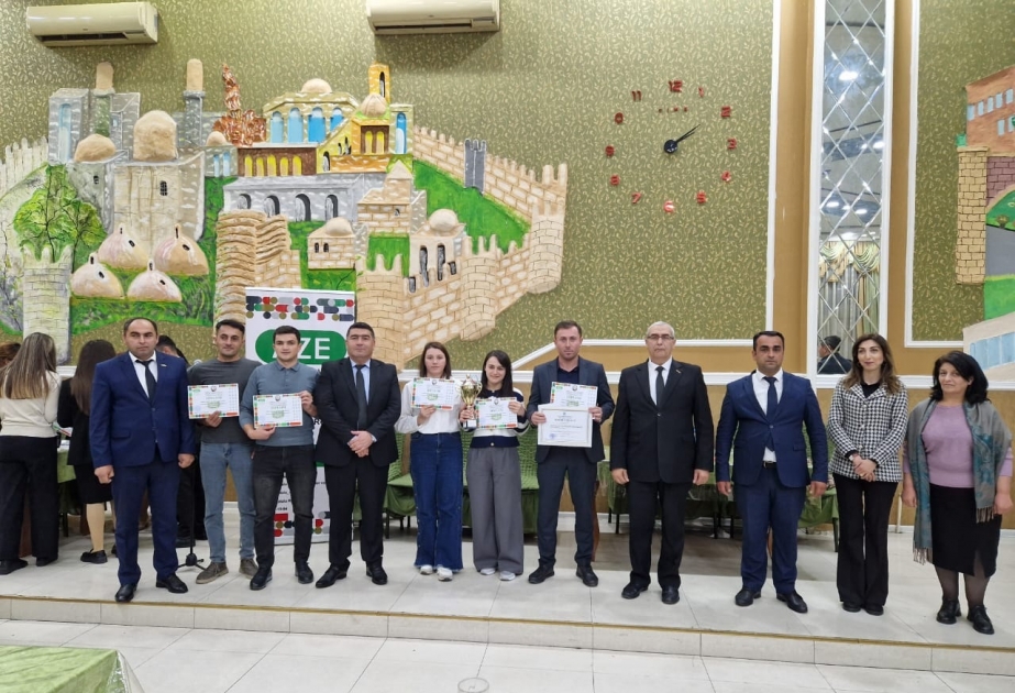 Oğuzda Ulu Öndərə həsr olunan intellektual yarışın qalibləri müəyyənləşib