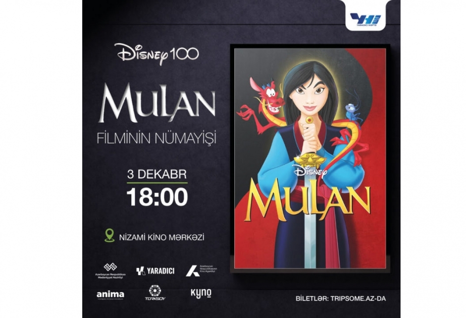 “Disney” studiyasının yubileyi Nizami Kino Mərkəzində qeyd olunacaq