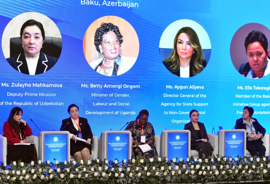 Bakıda keçirilən qadınların hüquqlarına dair beynəlxalq konfrans işini panel müzakirələrlə davam etdirir