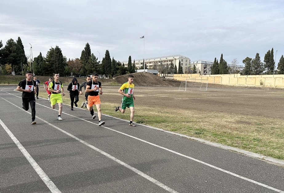 Hərbi qulluqçular arasında atletika üzrə yarışlara start verilib
