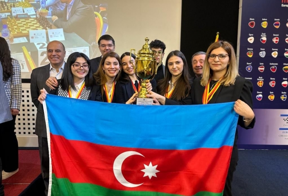 Azerbaijani female chess players take silver at European Team Championship in Budva
