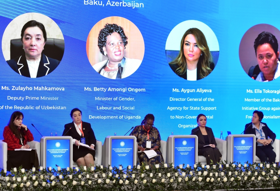 Baku-hosted Conference on Advancing Rights and Empowerment of Women features panel sessions