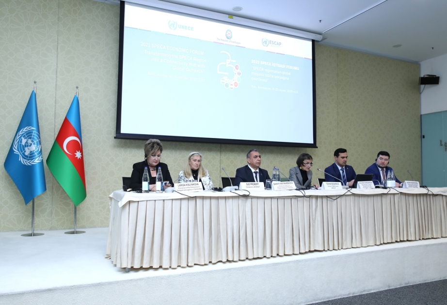 “SPECA 2023” İqtisadi Forumu çərçivəsində sessiyalar təşkil edilib