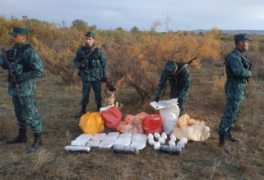 Azərbaycan-İran sərhədində atışma olub, 95 kiloqramdan çox narkotik vasitə aşkarlanaraq götürülüb