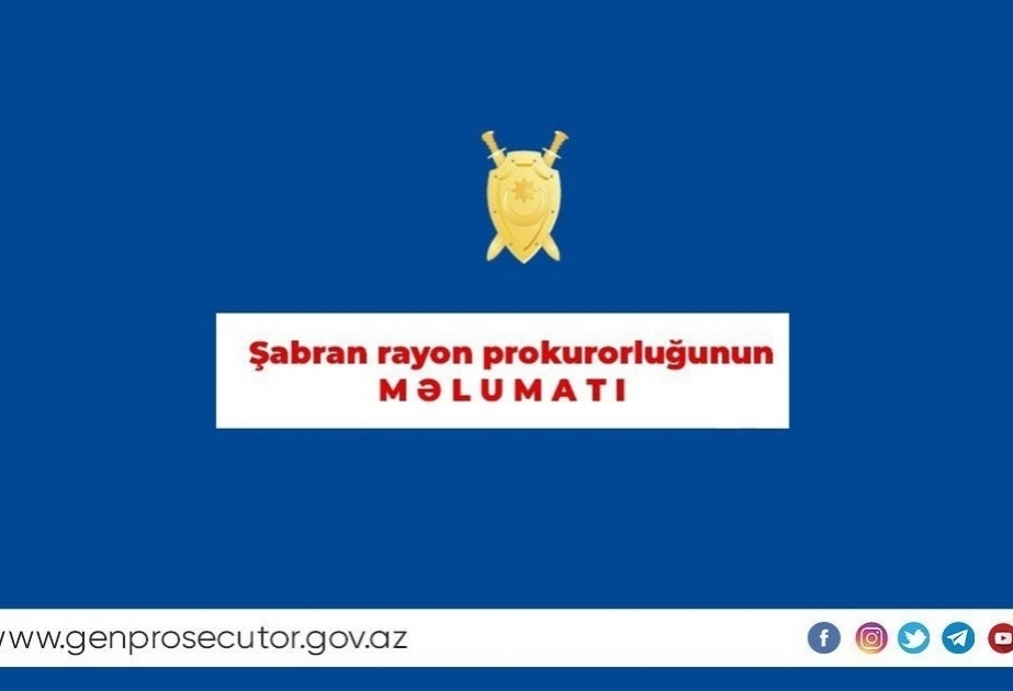Şabranda ustanın iş yerində xəsarətdən ölməsi ilə bağlı araşdırma aparılır VİDEO