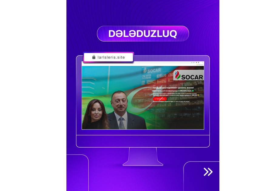 ETX: Saxta veb-saytlarda SOCAR adından vətəndaşlara pul vəsaiti təklif olunur