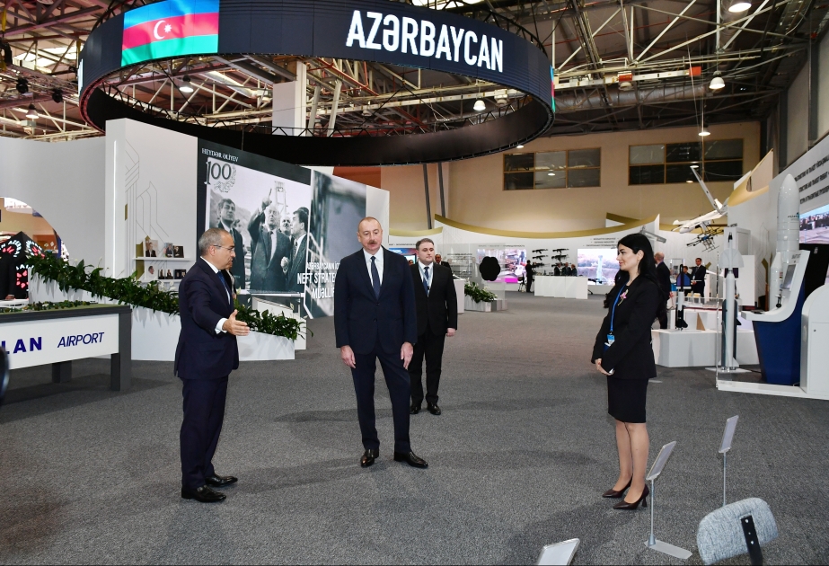 President Ilham Aliyev attended inauguration of exhibition of SPECA countries VIDEO