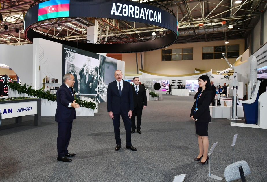 El Presidente de Azerbaiyán asistió a la inauguración de la exposición de los países SPECA