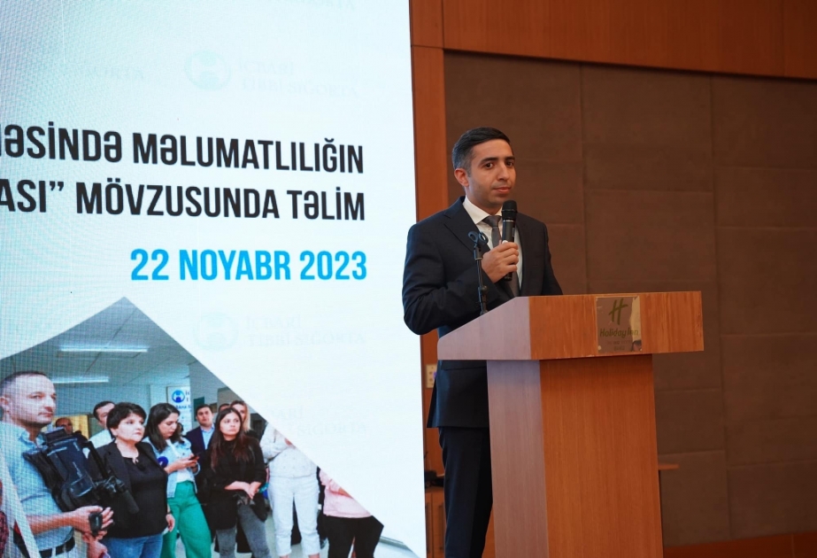 İcbari Tibbi Sığorta üzrə Dövlət Agentliyi media nümayəndələri üçün təlim keçirib
