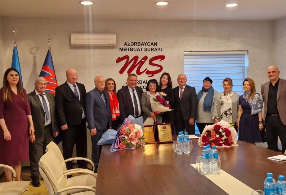 Mətbuat Şurasında jurnalist Aida Eyvazovanın 60 illik yubileyi qeyd edilib