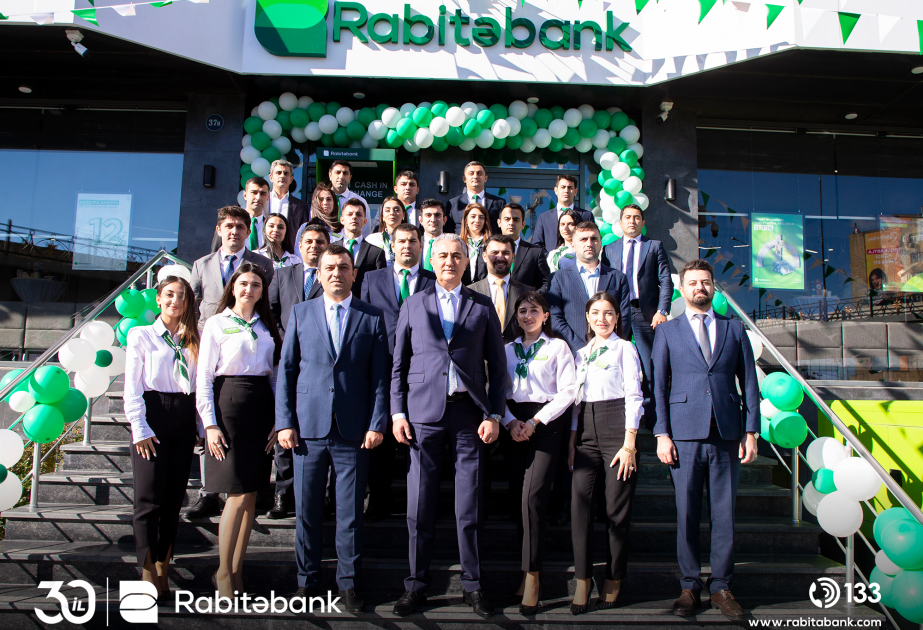 ®  “Rabitəbank” yenilənmiş müasir konseptli Səbail filialının açılışını edib