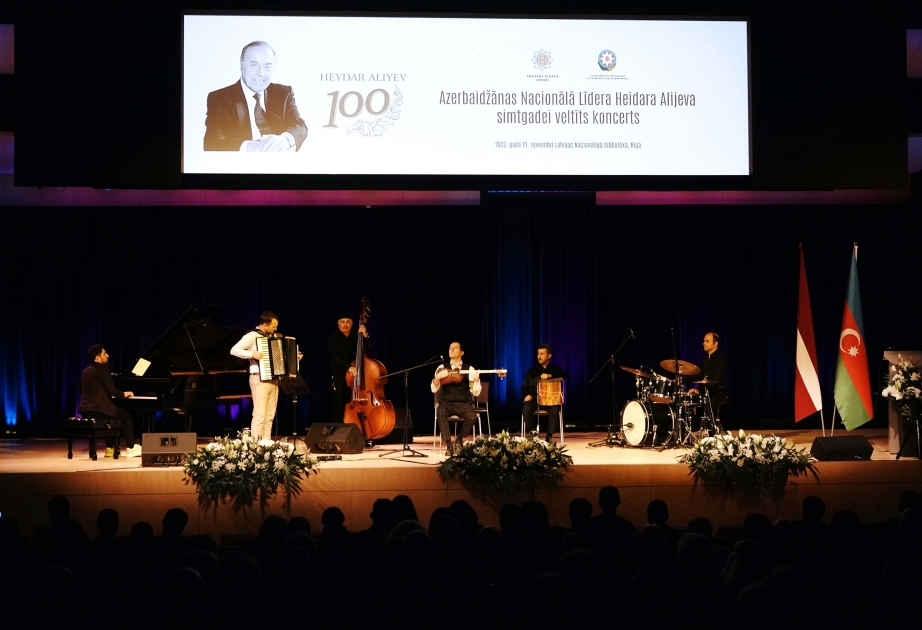 Latviyada Ümummilli Liderin 100 illiyinə həsr olunmuş konsert