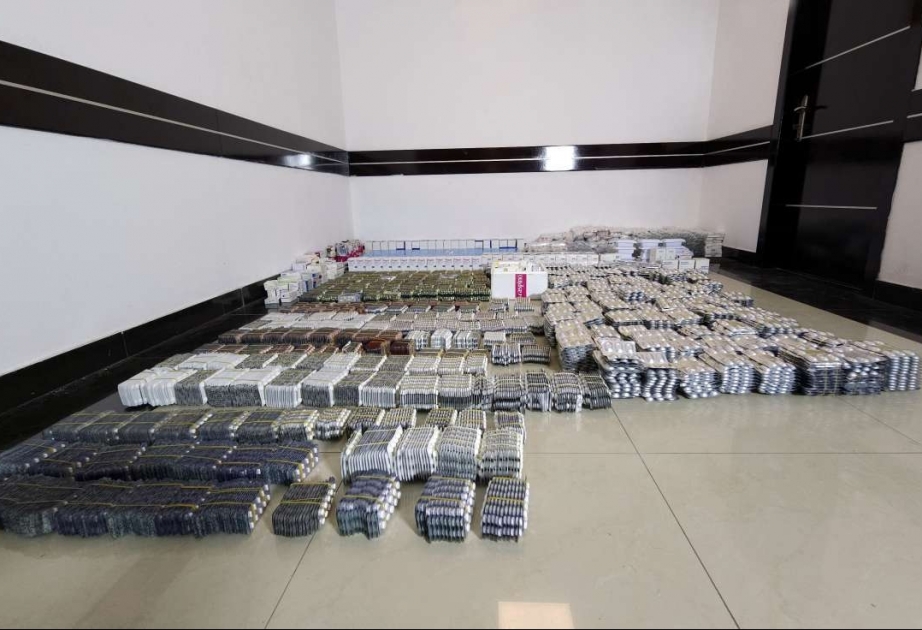Külli miqdarda siqaret və dərman preparatları aşkar edilib