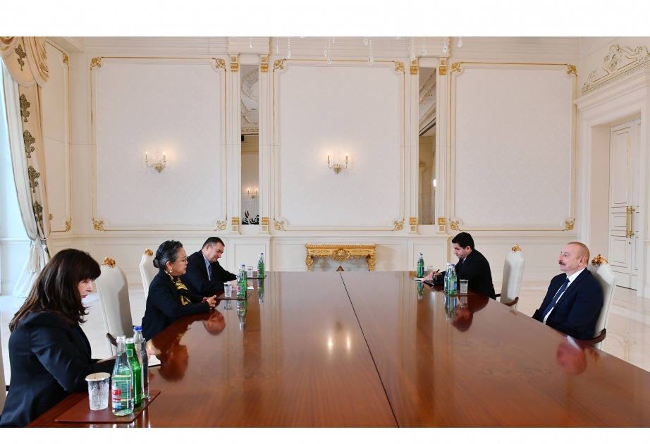 President Ilham Aliyev received Executive Secretary of UN Economic and Social Commission for Asia and the Pacific  VIDEO