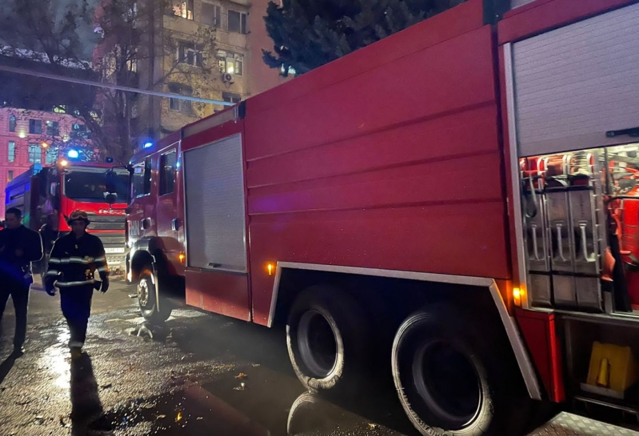 TƏBİB: Bakıda baş verən yanğında altı nəfər xəsarət alıb