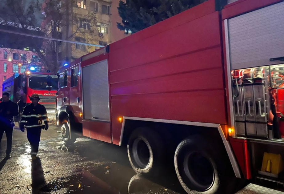 TƏBİB: В пожаре в Баку пострадали шесть человек