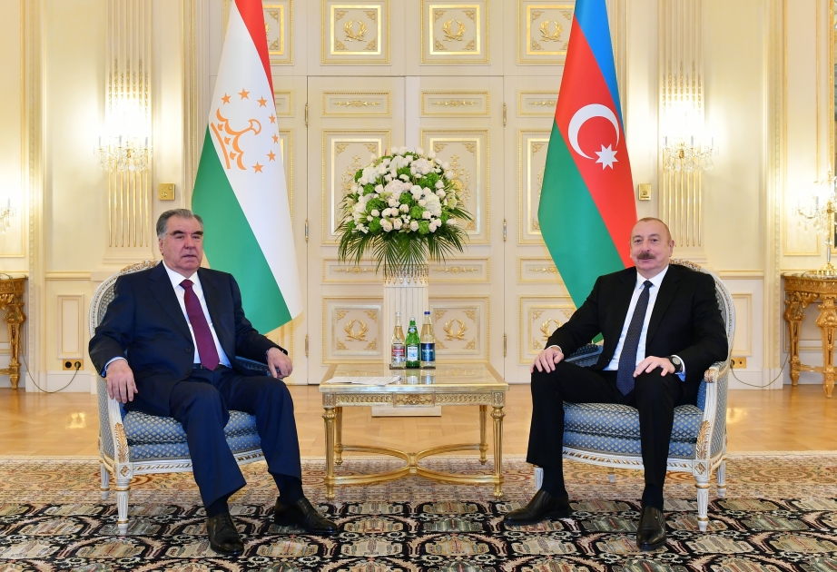 Президент Азербайджана Ильхам Алиев встретился с Президентом Таджикистана Эмомали Рахмоном  ОБНОВЛЕНО ВИДЕО